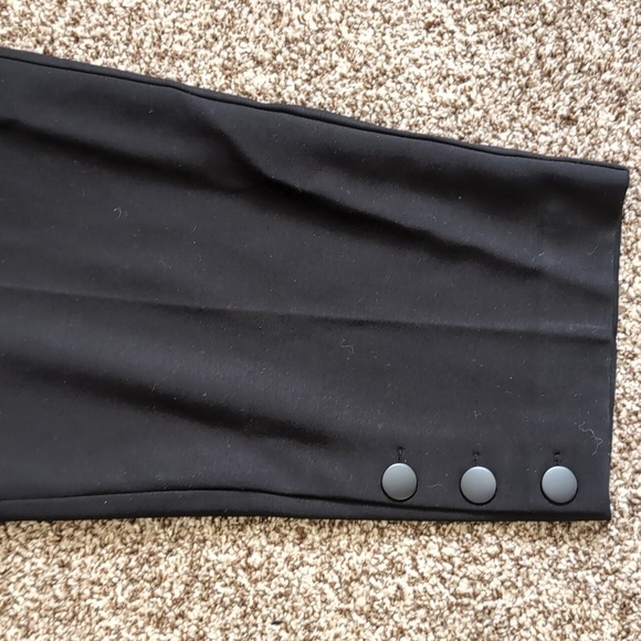 Laura Plus Pull On Pants Slim Leg Button ankle detail  Black PLUS Size 24 NWT - Picture 6 of 13
